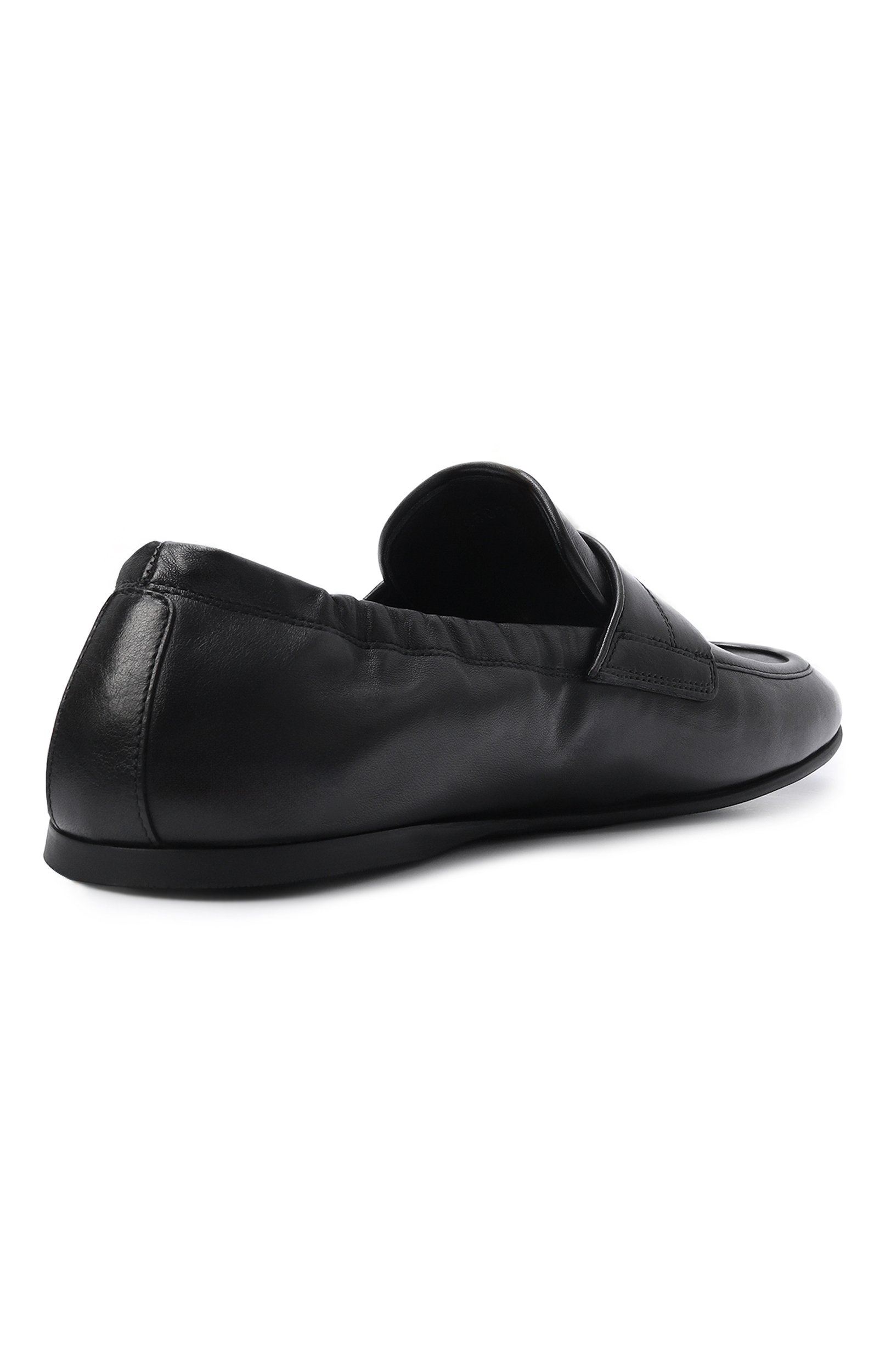 Кожаные лоферы ariosto DOLCE & GABBANA черного цвета по цене 89950 руб., арт. A50790/A0374, фото 4 Кожаные лоферы ariosto DOLCE & GABBANA, арт. A50790/A0374, фото 4