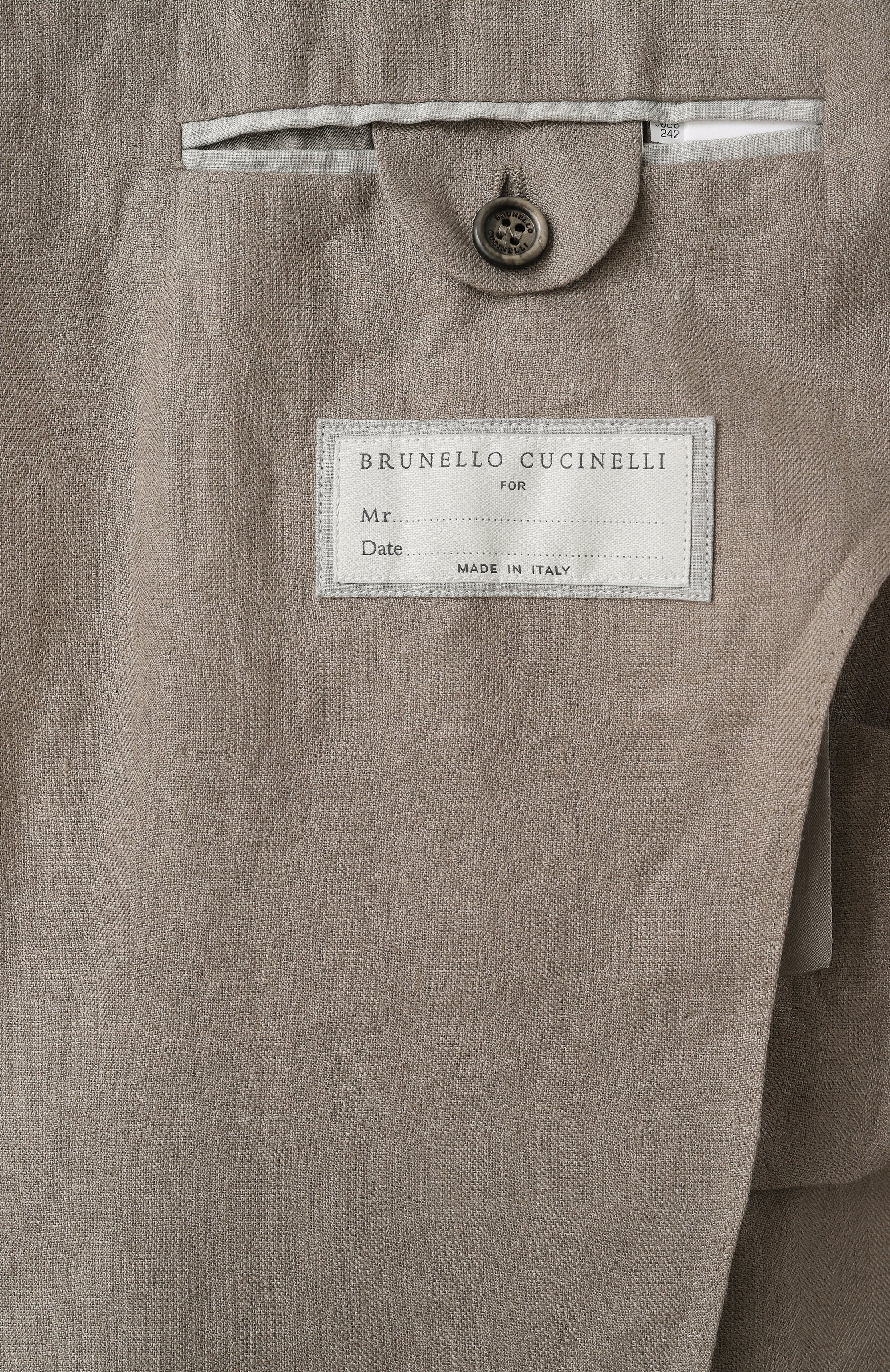 Льняной костюм BRUNELLO CUCINELLI, арт. MP442LDFRD, фото 9