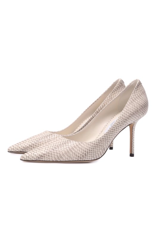 Кожаные туфли Love 85 Jimmy Choo L0VE 85/AYQ Серый L0VE 85/AYQ