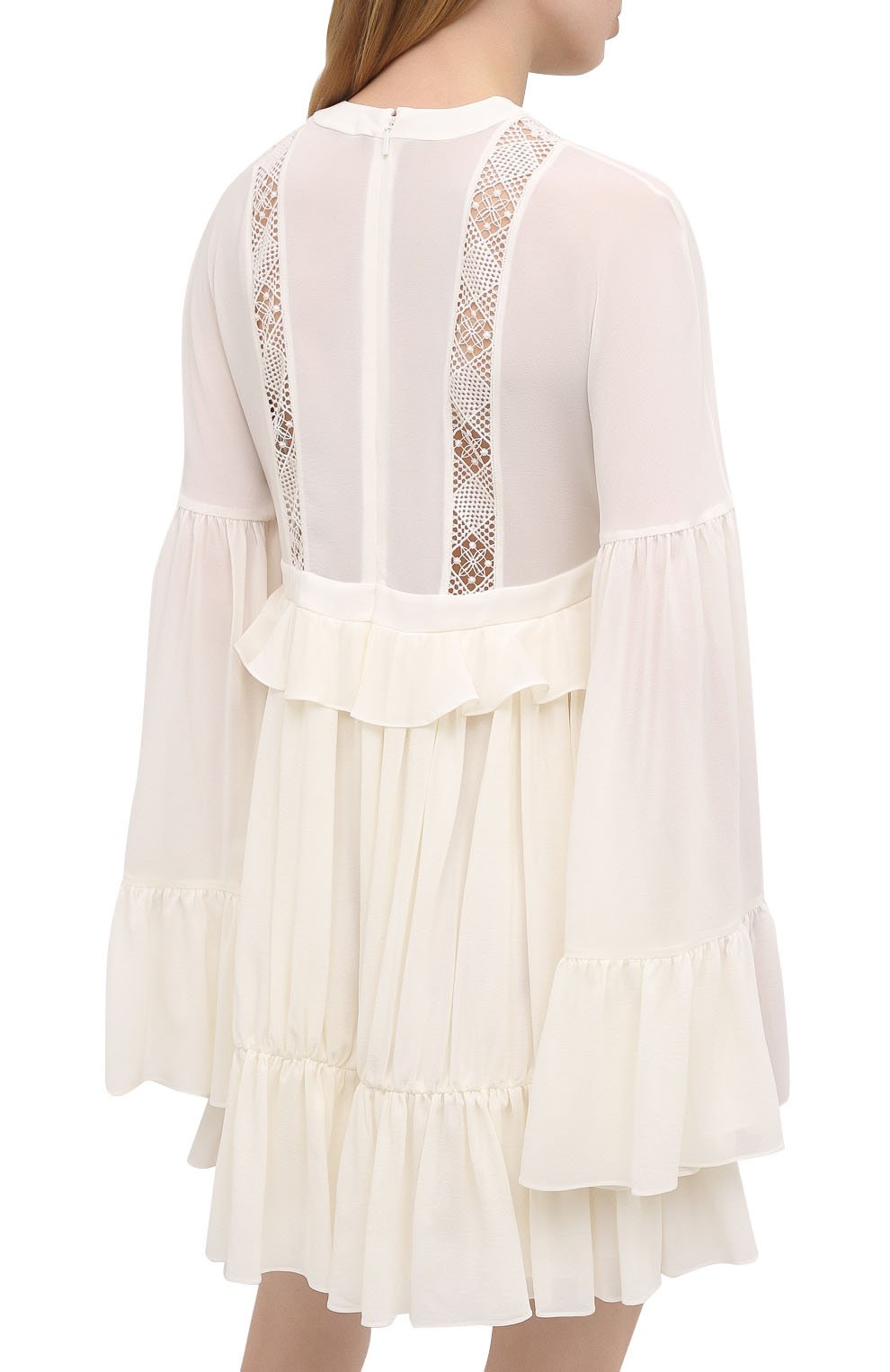 Шелковое платье SAINT LAURENT, арт. 644222/Y3C07, фото 4