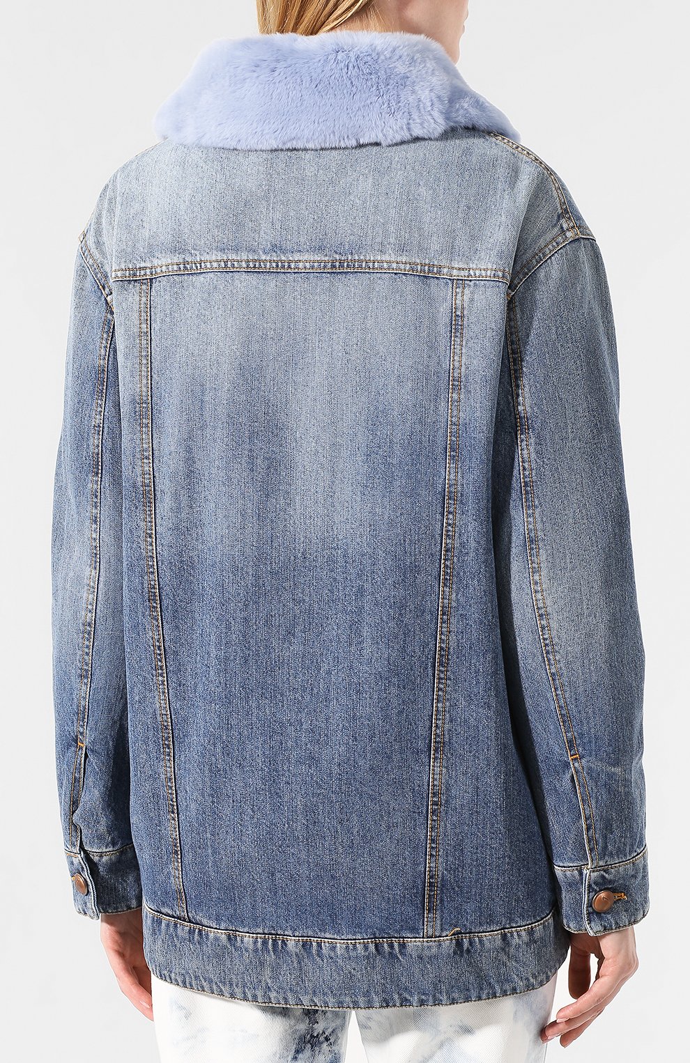 Джинсовая куртка с меховой подкладкой JACOB COHEN, арт. J9143 F 01695-W2, фото 4