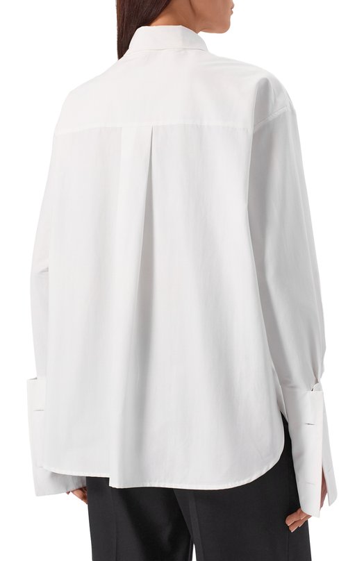 Хлопковая блузка Flashin FF26SHIRBWH Белый  FF26SHIRBWH Фото 4