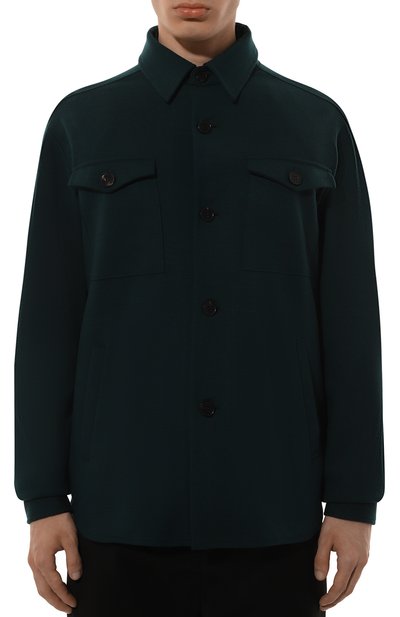 Шерстяная куртка-рубашка HARRIS WHARF LONDON, арт. C9320MYM, фото 3