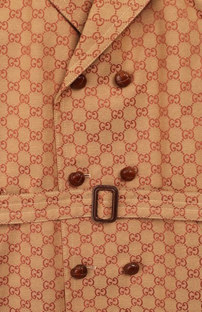 Хлопковый плащ GUCCI, арт. 600170/XWAGY, фото 3