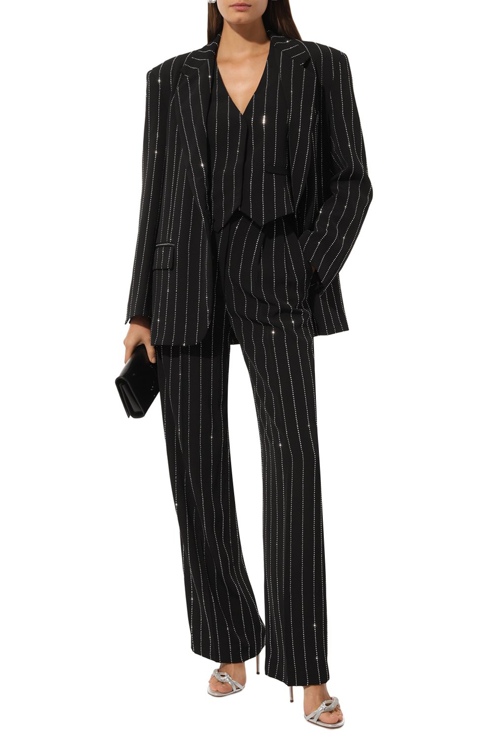 Брюки с отделкой стразами FORTE DEI MARMI COUTURE, арт. 24WF3005, фото 2