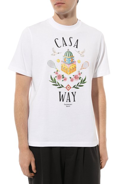 Хлопковая футболка CASABLANCA, арт. MF23-JTS-001-14, фото 3