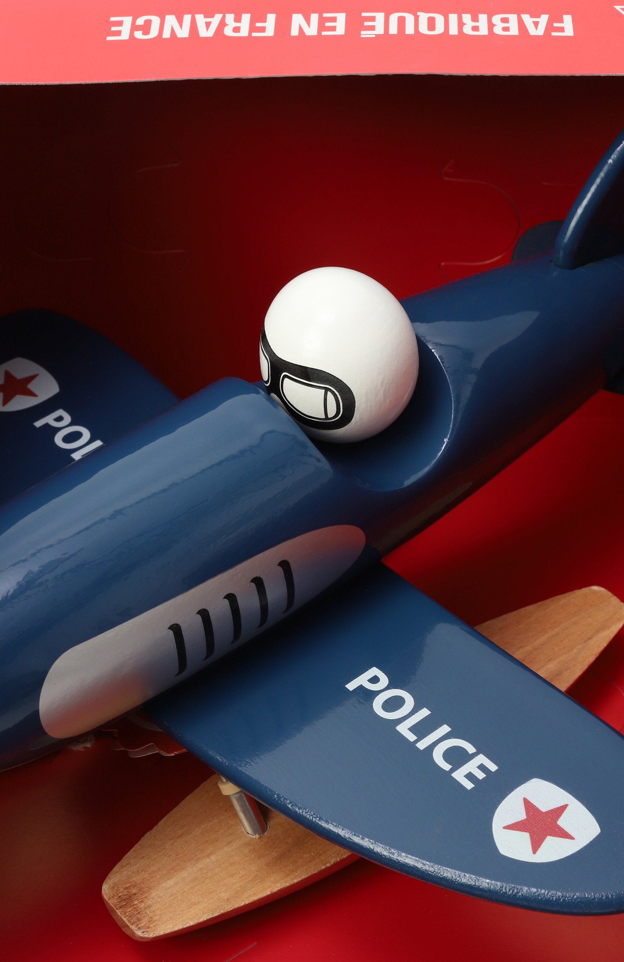 Игрушка гидроплан VILAC темно-синего цвета по цене 9480 руб., арт. 2329P, фото 3 Игрушка гидроплан VILAC, арт. 2329P, фото 3