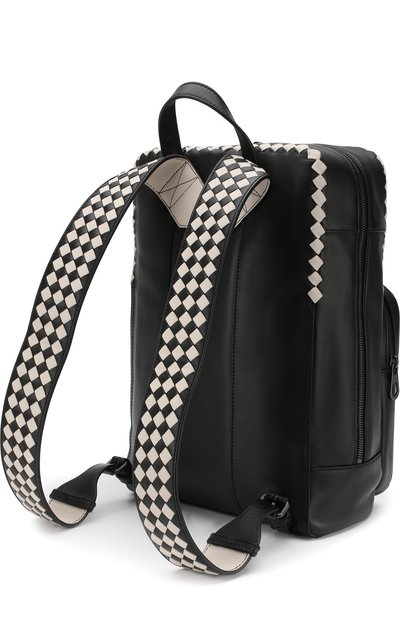 Кожаный рюкзак с плетением intrecciato BOTTEGA VENETA, арт. 520187/VALKH, фото 3