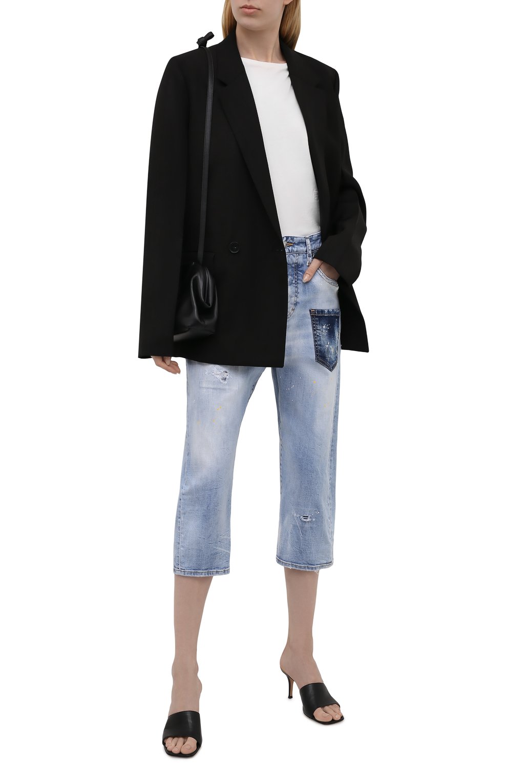 Джинсовые капри kawaii DSQUARED2, арт. S75LB0513/S30665, фото 2
