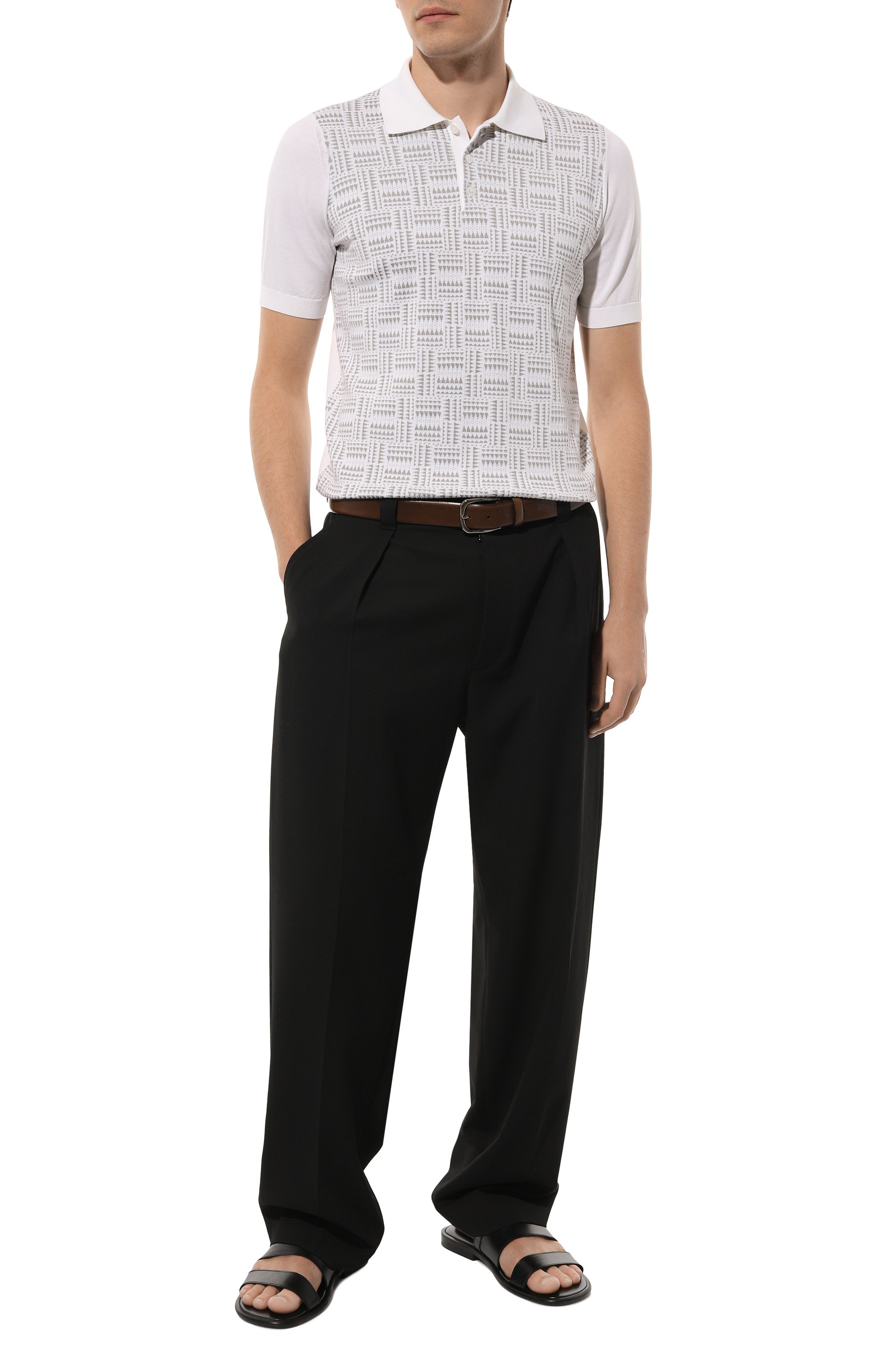 Поло из шелка и хлопка ZILLI, арт. KBP002M0145VMPA00, фото 2