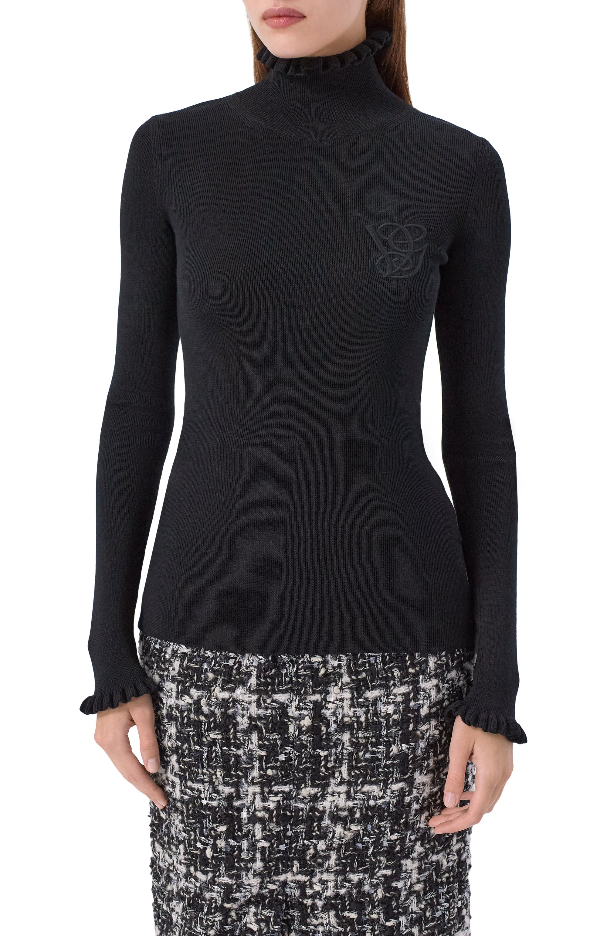 Шерстяная водолазка VALENTINO, арт. 7B3KC66G/9H7, фото 3