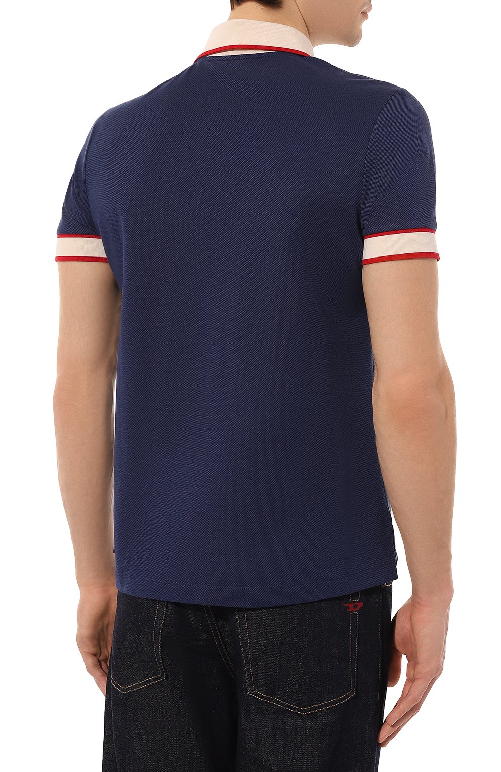 Хлопковое поло GUCCI, арт. 653380 XJDF8, фото 4