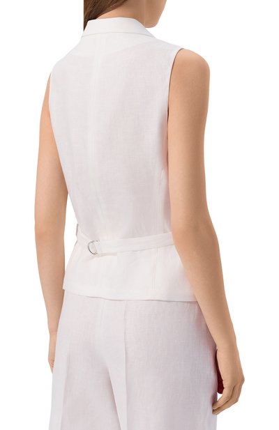 Льняной жилет 12 STOREEZ, арт. 137621, фото 4