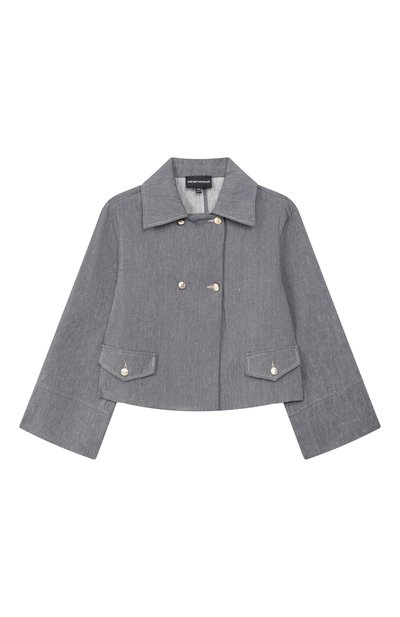 Жакет изо льна и хлопка EMPORIO ARMANI, арт. EG000564/AF20957