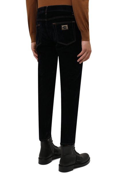 Джинсы DOLCE & GABBANA темно-синего цвета по цене 67650 руб., арт. GYC4CD/G8EI3, фото 4 Джинсы DOLCE & GABBANA, арт. GYC4CD/G8EI3, фото 4