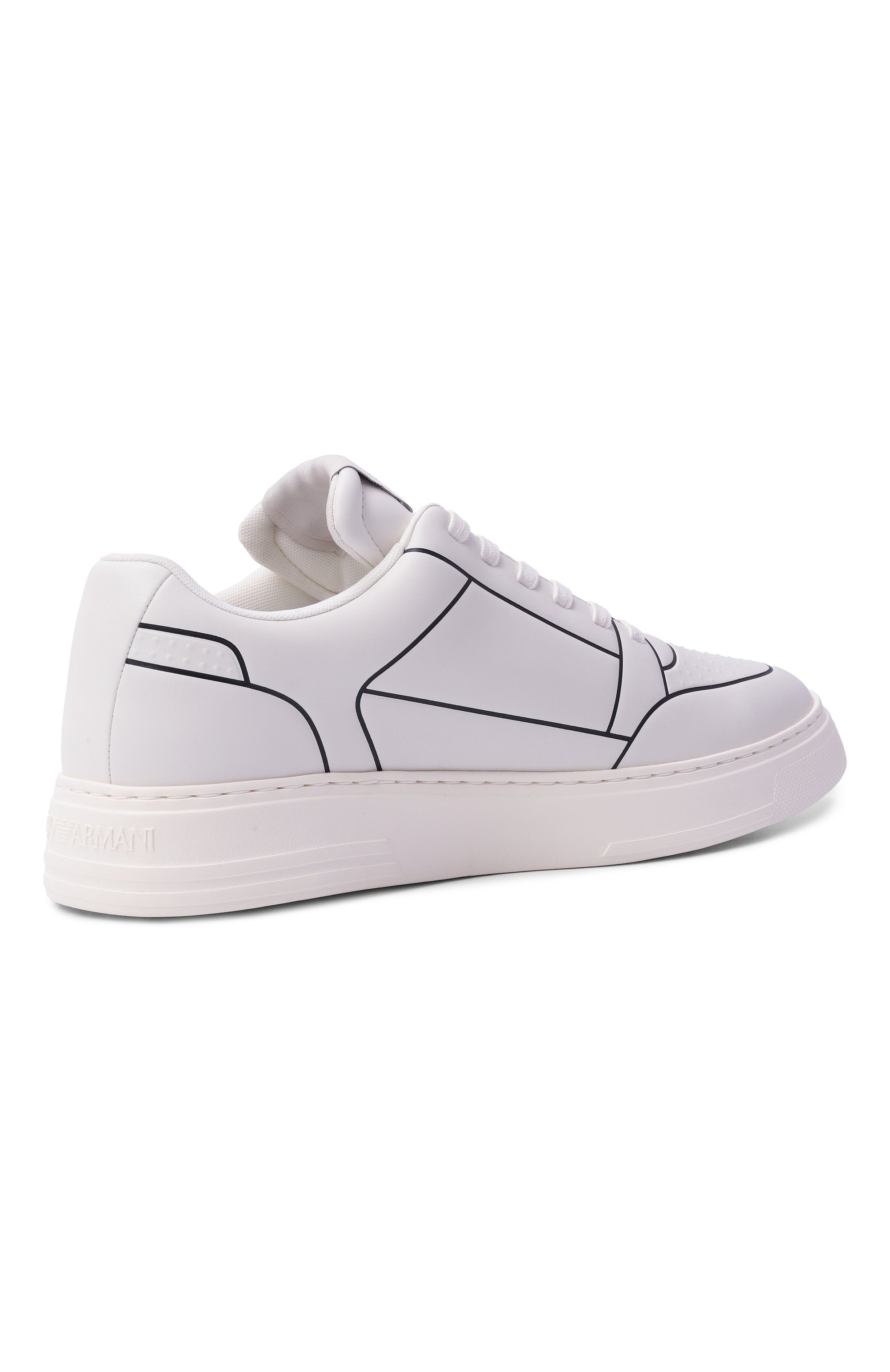 Кожаные кеды EMPORIO ARMANI, арт. EM002852/AF18014, фото 5