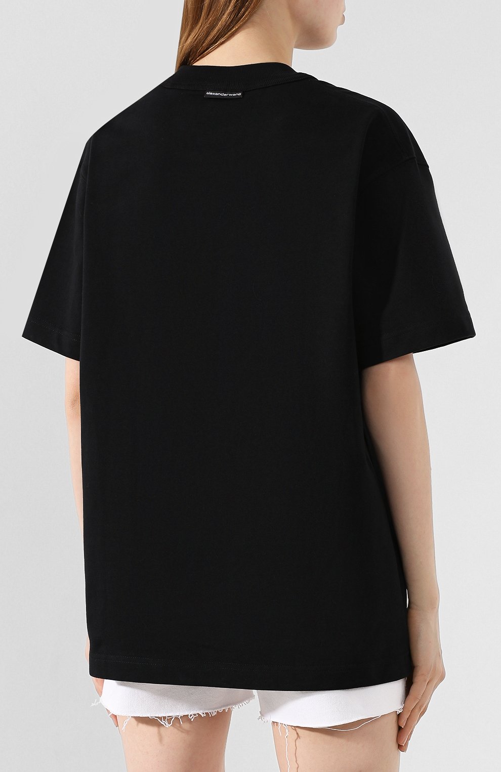 Хлопковая футболка ALEXANDER WANG, арт. 1CC1201344, фото 4