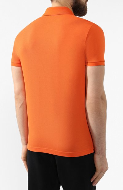 Хлопковое поло  MONCLER, арт. E1-091-83408-00-84556, фото 4