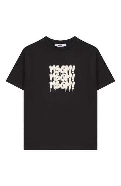Хлопковая футболка MSGM KIDS, арт. S6MSJBTH227
