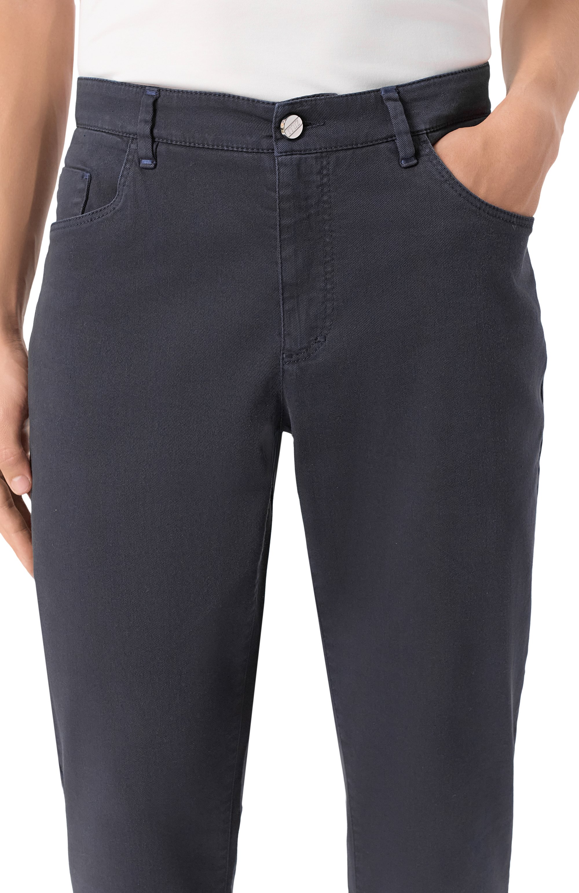 Джинсы regular ZILLI темно-синего цвета по цене 187500 руб., арт. J5T001M0462VNIR00_SET, фото 5 Джинсы regular ZILLI, арт. J5T001M0462VNIR00_SET, фото 5