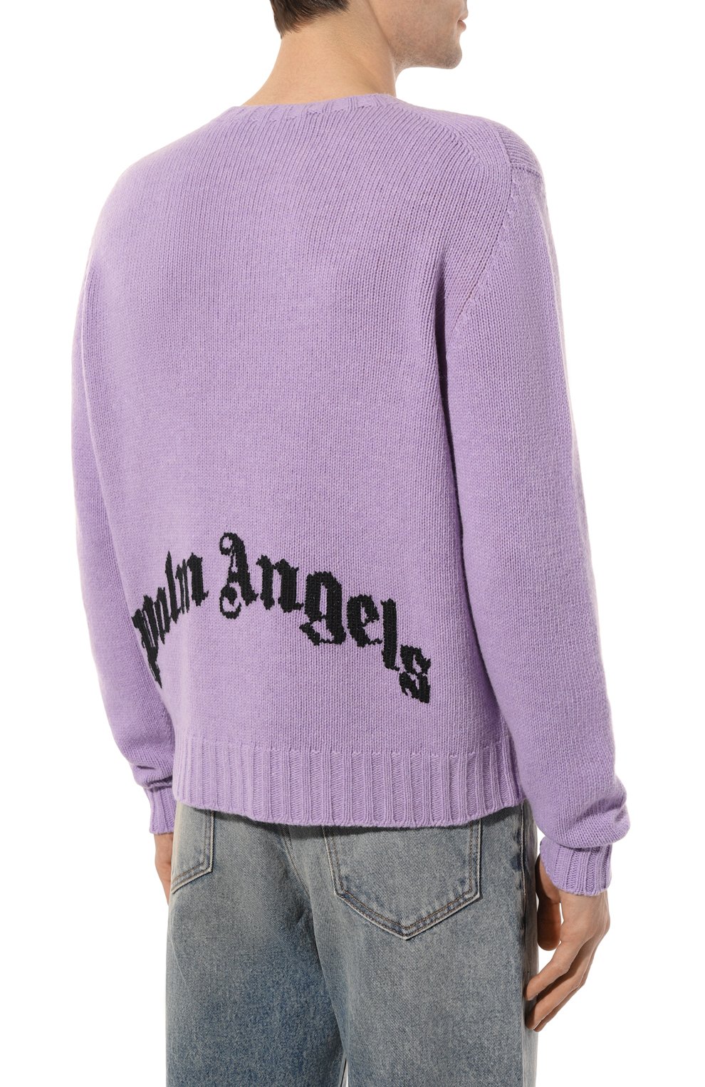 Шерстяной свитер PALM ANGELS, арт. PMHE027C99KNI0013610, фото 4