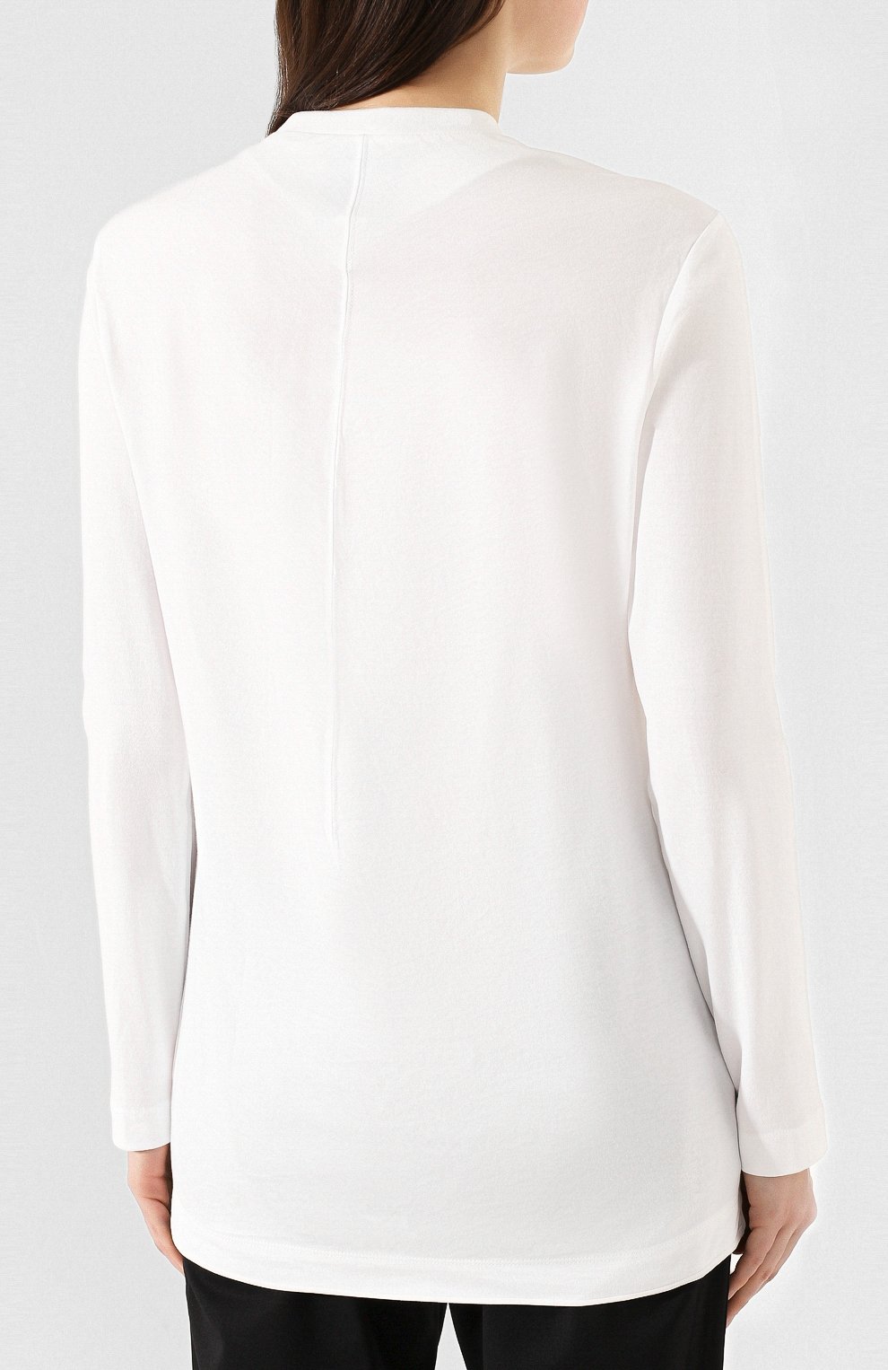 Хлопковый лонгслив Y-3, арт. FN3463/W, фото 4