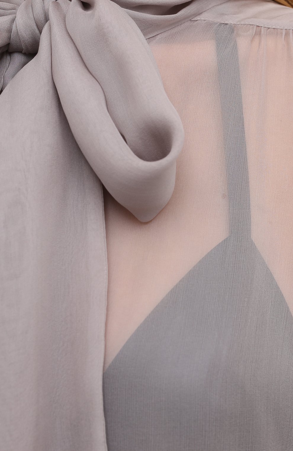 Шелковая блузка SAINT LAURENT, арт. 641580/Y065W, фото 5