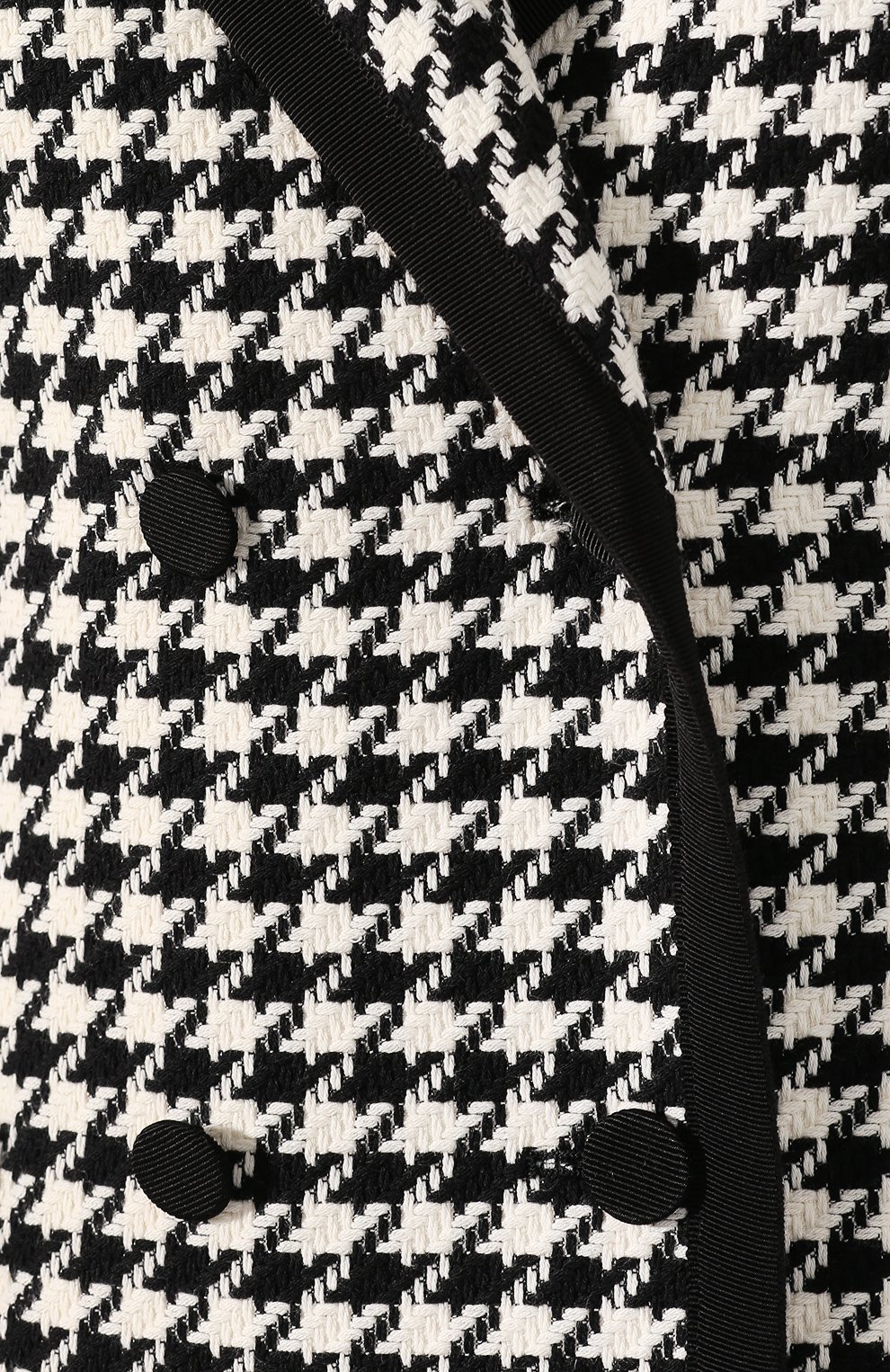Двубортный жакет MSGM черно-белого цвета по цене 61350 руб., арт. 2841MDA193 207109, фото 5 Двубортный жакет MSGM, арт. 2841MDA193 207109, фото 5