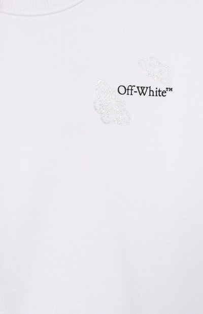 Хлопковый свитшот OFF-WHITE, арт. 0GBA001S26FLE002_001, фото 3