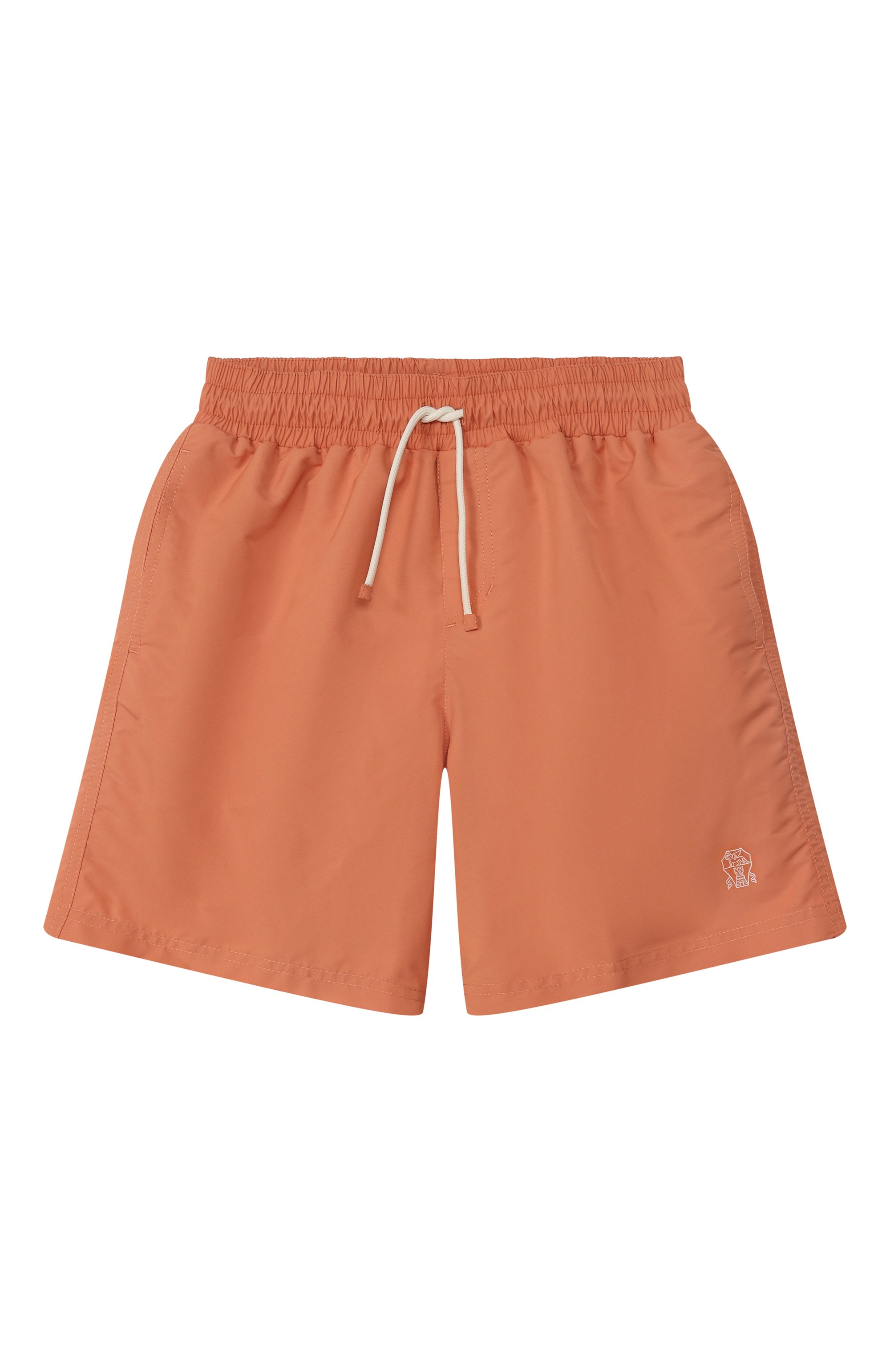 Плавки-шорты BRUNELLO CUCINELLI оранжевого цвета по цене 28750 руб., арт. BW817H521C, фото 1 Плавки-шорты BRUNELLO CUCINELLI, арт. BW817H521C, фото 1