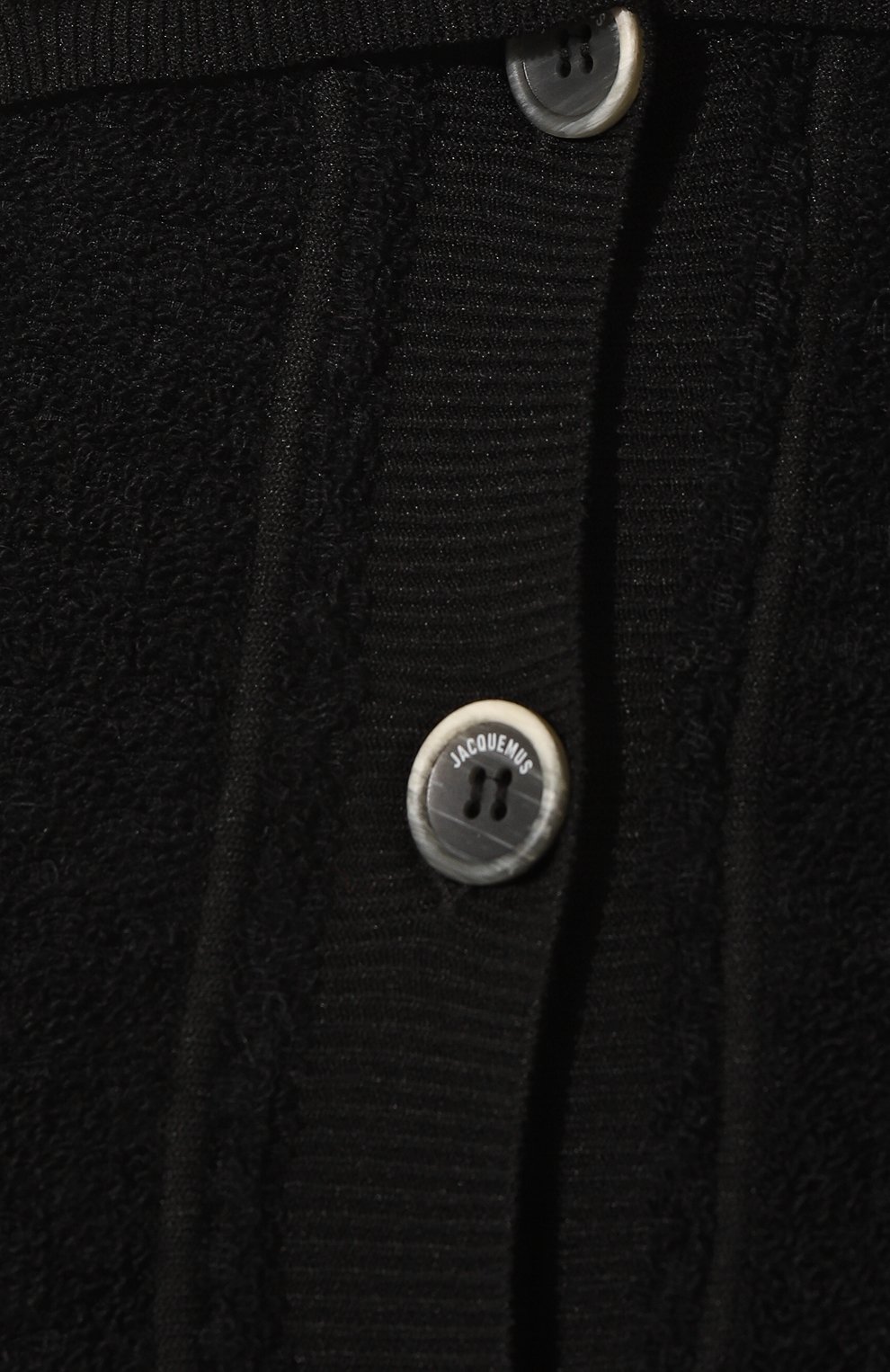 Кардиган JACQUEMUS черного цвета по цене 49950 руб., арт. 22H223KN055/2154BLACK, фото 5 Кардиган JACQUEMUS, арт. 22H223KN055/2154BLACK, фото 5