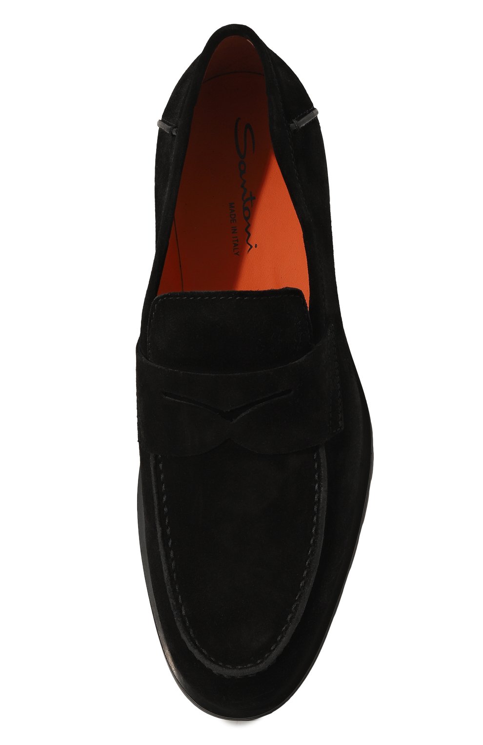Замшевые лоферы detroit SANTONI, арт. MGDG18610NE0BSEY, фото 6
