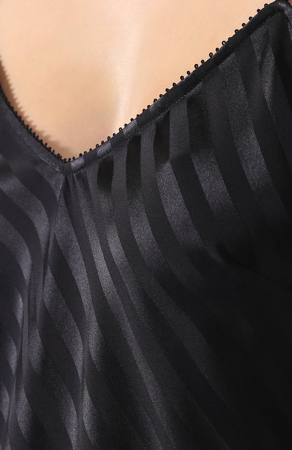 Шелковый топ на бретельках MORGAN LANE, арт. 18N264MS N0IR, фото 5