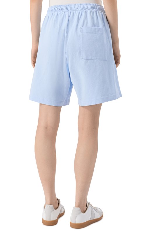 Хлопковые шорты Sporty and Rich SH03960666BL90 Голубой  SH03960666BL90 Фото 4