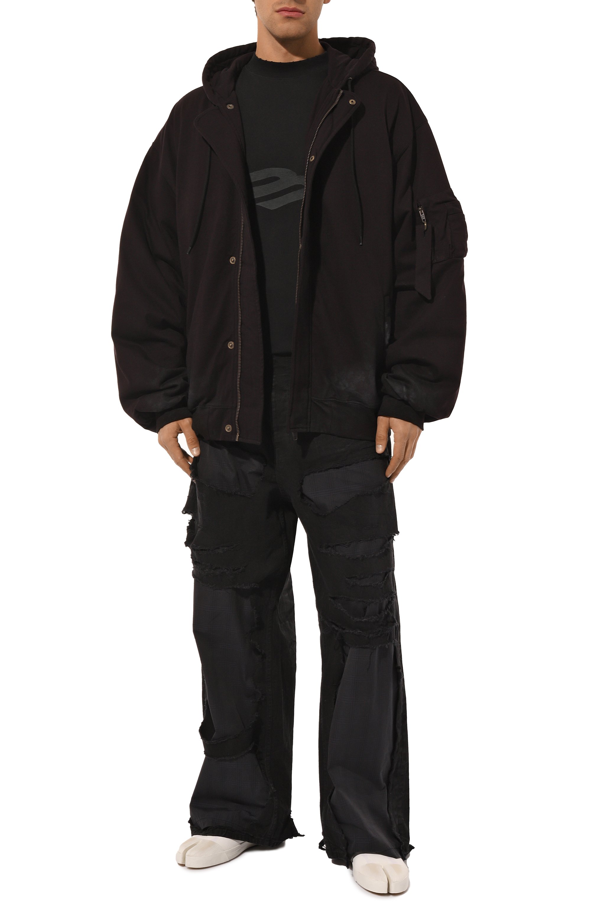 Хлопковая футболка BALENCIAGA, арт. 787349/TQVU4, фото 2