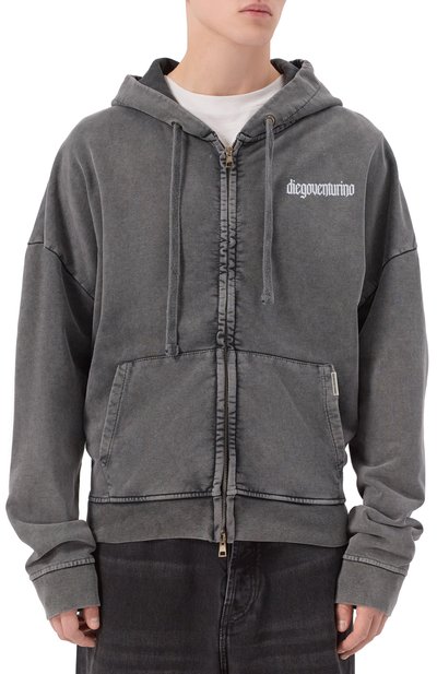 Хлопковая толстовка DIEGO VENTURINO, арт. DVFLZDVVP, фото 3