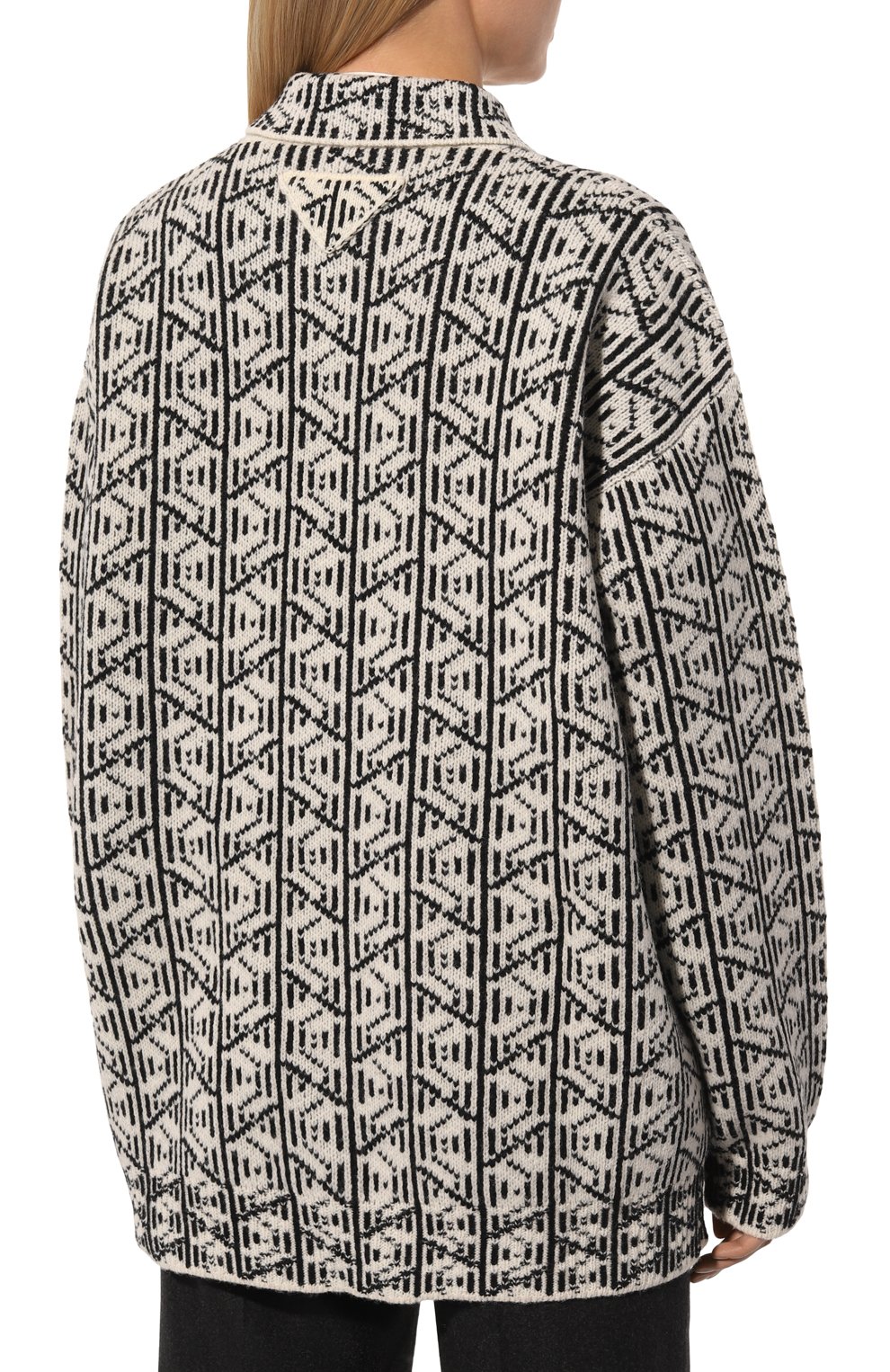 Шерстяной кардиган PRADA, арт. P25I32-1ZGA-F0964-212, фото 4