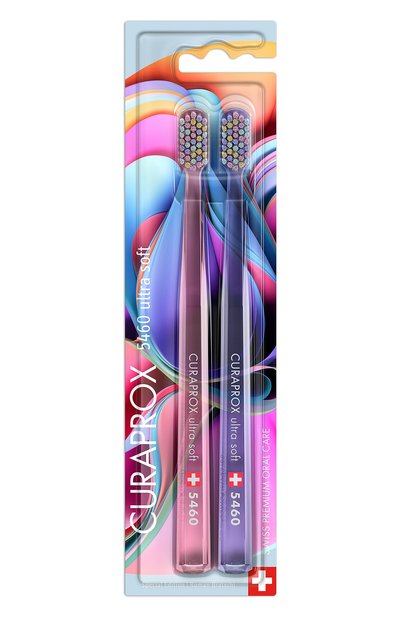 Набор зубных щеток duo colorful curls ultrasoft d 0,10 мм (2 шт.) CURAPROX, арт. 7612412431063, фото 1