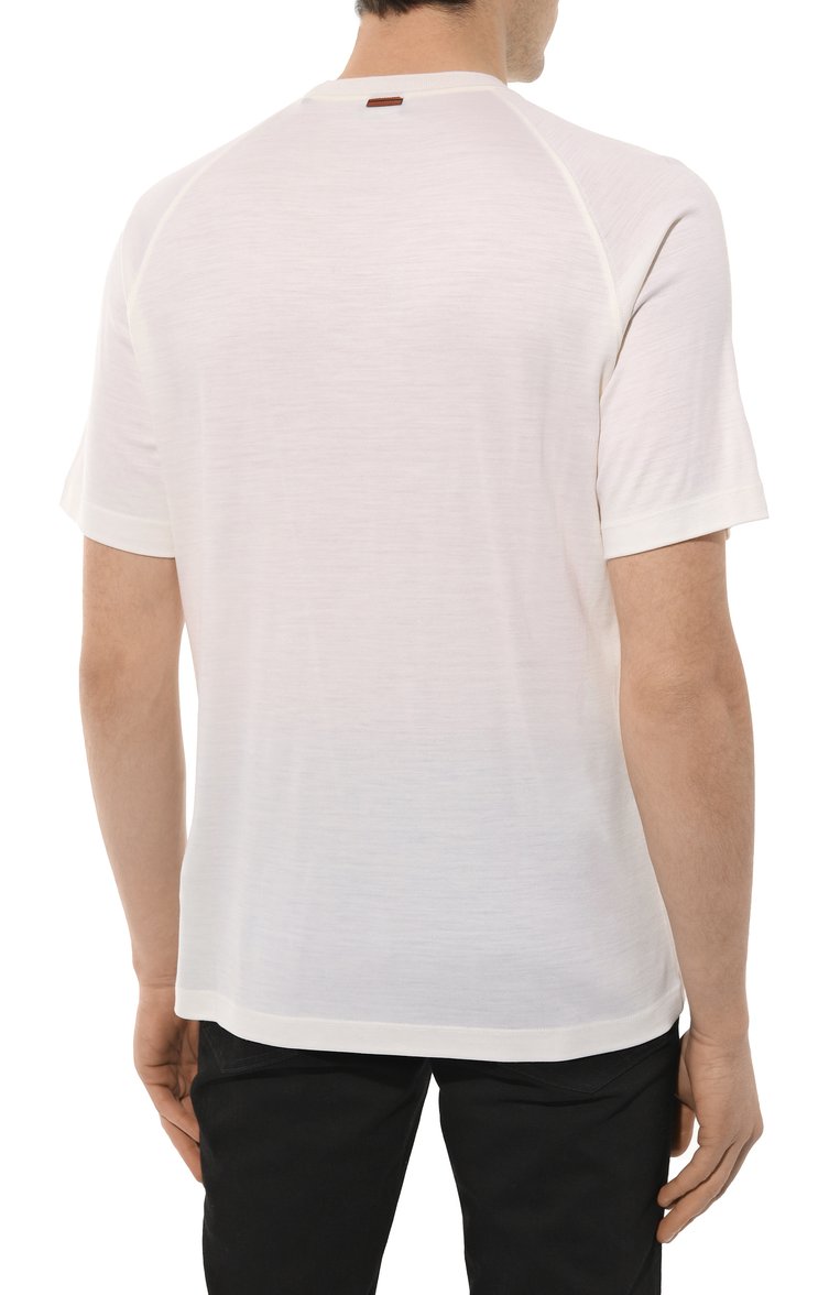 Шерстяная футболка ZEGNA, арт. E7328A5/BCT706, фото 1