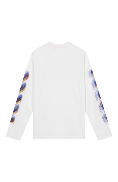 Хлопковый лонгслив OFF-WHITE, арт. 0BAB001F26JER0011, фото 2