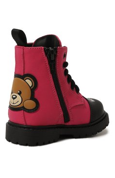 Кожаные ботинки MOSCHINO, арт. 78644/VAR1/18-27, фото 3