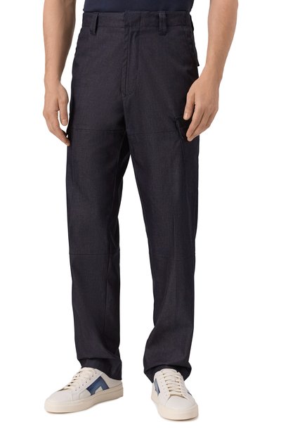 Хлопковые брюки-карго ZILLI, арт. CPPT09M012522001U, фото 3