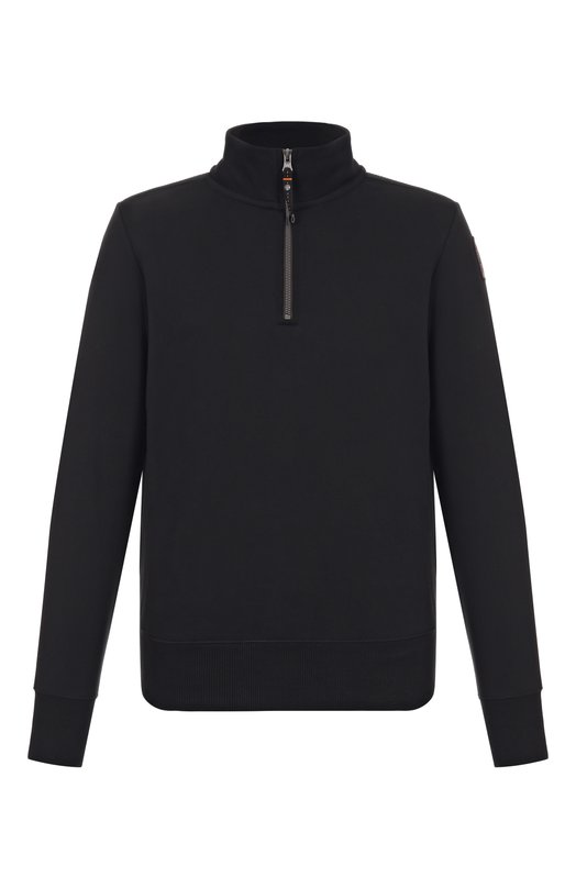 Хлопковый джемпер Parajumpers 25WMPMFLEY20 Чёрный 25WMPMFLEY20