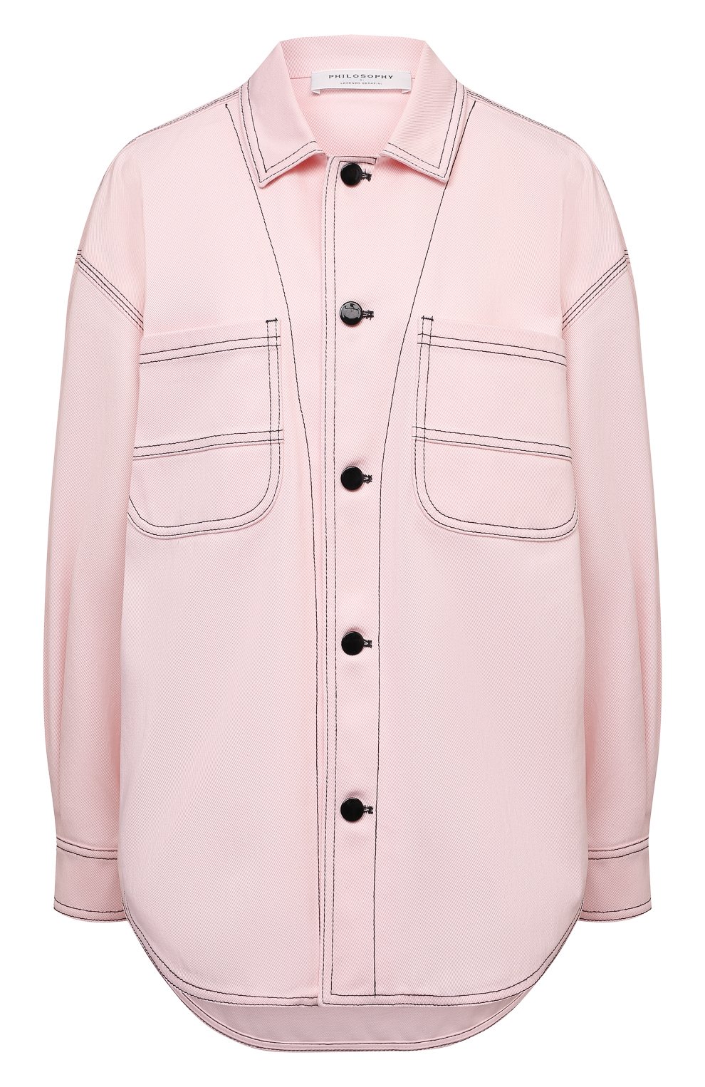 Джинсовая рубашка PHILOSOPHY DI LORENZO SERAFINI, арт. A0507/2124, фото 1