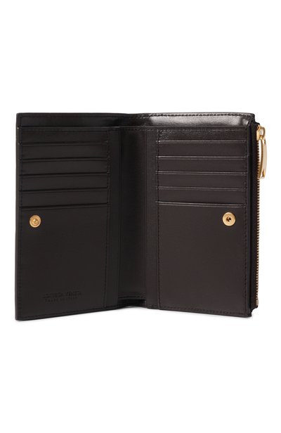 Кожаное портмоне BOTTEGA VENETA коричневого цвета по цене 98650 руб., арт. 749940/VCPP2_001, фото 3 Кожаное портмоне BOTTEGA VENETA, арт. 749940/VCPP2_001, фото 3