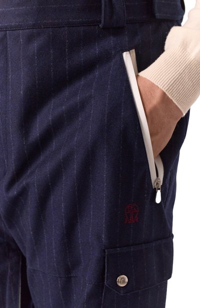 Шерстяные брюки BRUNELLO CUCINELLI, арт. M208MKP05, фото 5