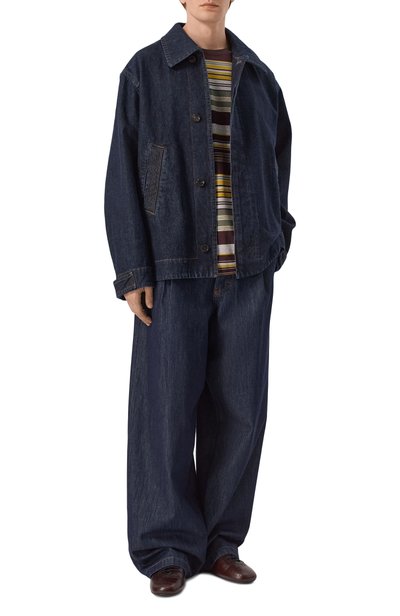 Джинсы DRIES VAN NOTEN темно-синего цвета по цене 64850 руб., арт. 020936/4401, фото 2 Джинсы DRIES VAN NOTEN, арт. 020936/4401, фото 2