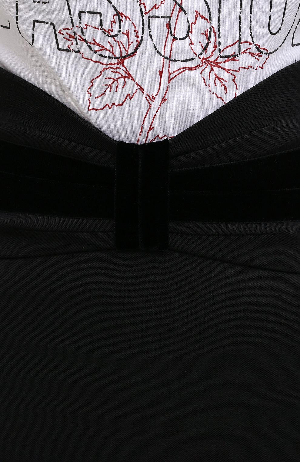 Юбка REDVALENTINO черного цвета по цене 36050 руб., арт. WR3RAG90/00J, фото 5 Юбка REDVALENTINO, арт. WR3RAG90/00J, фото 5