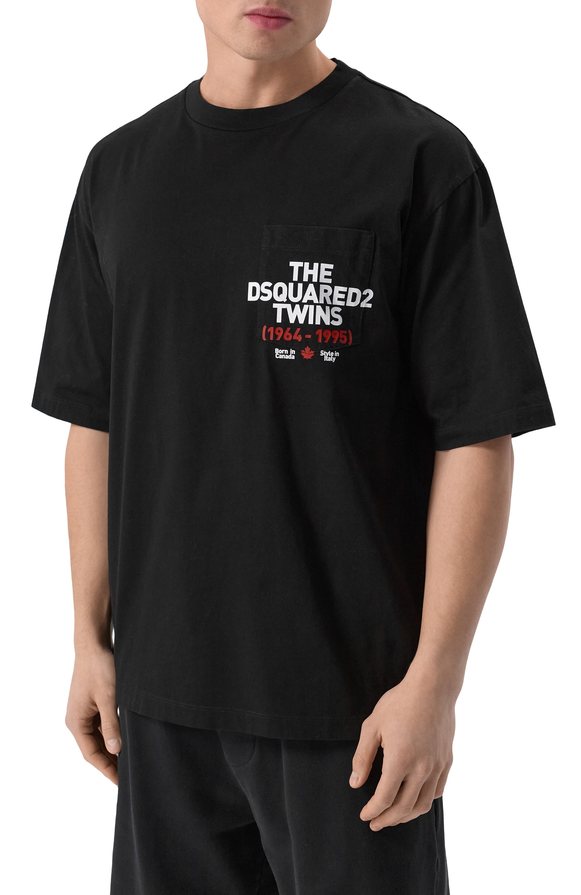 Хлопковая футболка DSQUARED2, арт. S74GD1407/S23009, фото 3