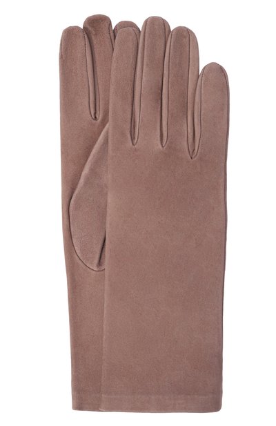 Женские замшевые перчатки MVST, арт. SG12/305/4BT/SUEDE/SILK